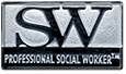 Silver-plated Professional Social Worker pin