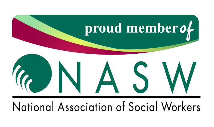 larger image - proud member of NASW member, National Association of Social Workers