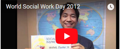screenshot of 2012 social work month video