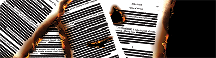 Roe v Wade pages burning