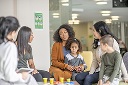 parents with young children