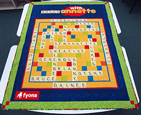 Tina's Words with Friends quilt