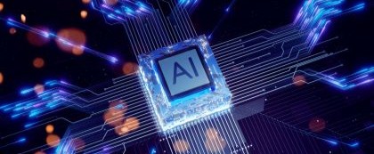 AI written on computer chip