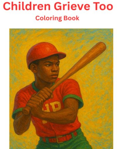 coloring book titled Children Grieve Too