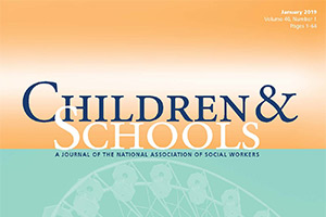 cover of Children and Schools journal