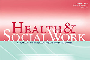 cover of Health and Social Work journal