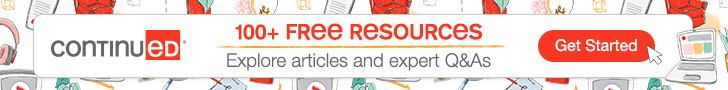 ContinuED -100+ free resources - Explore articles and expert Q&As - Get started