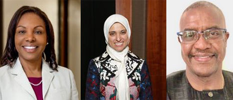 Three members of NASW executive committee