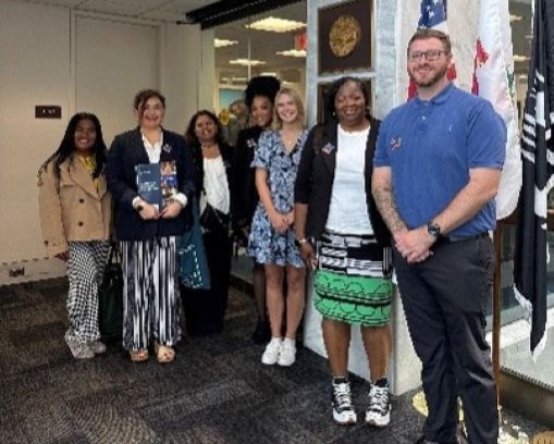 NASW Members around the capitol