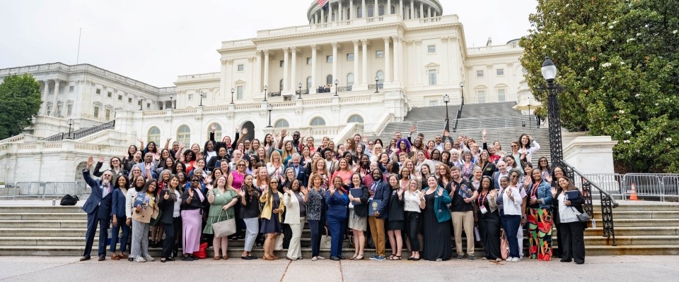 NASW members at capitol building