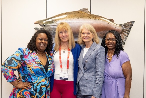 Members with Sen. Lisa Murkowski (AK-R)