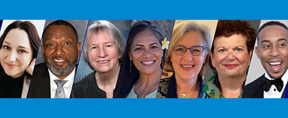 a group of 2025 NASW award winners