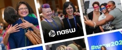 People attending NASW Conferences