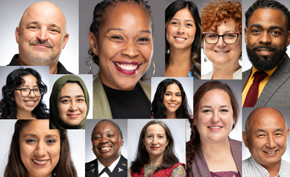 faces of diverse social workers