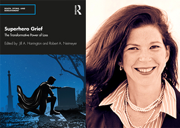 book cover of Superhero Grief, Jill Harrington