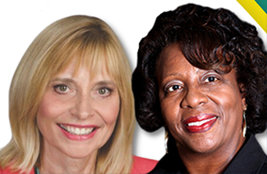 Mary Velasquez and Gwen Bouie Haynes