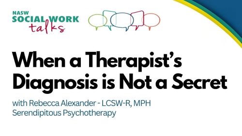 When a Therapist’s Diagnosis is Not a Secret with Rebecca Alexander 