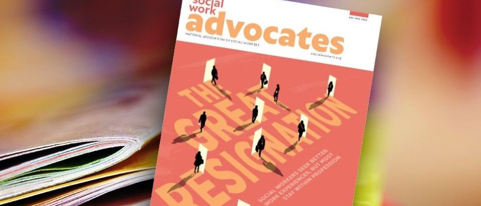 Cover of social work advocates