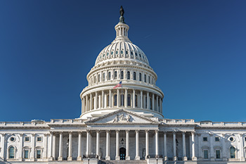 white domed government building