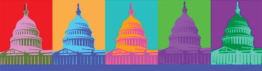 colorful congressional domes