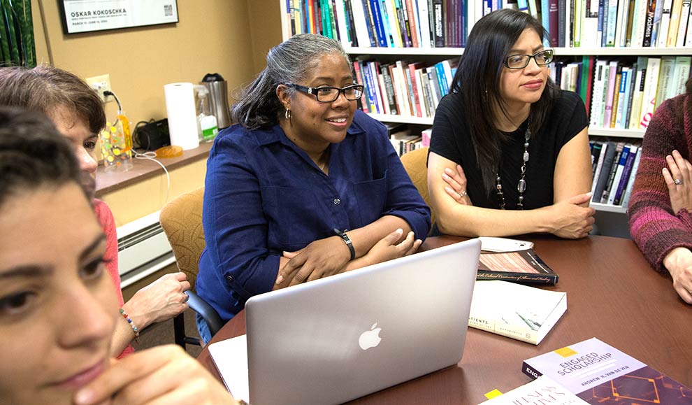 adult students in a classroom