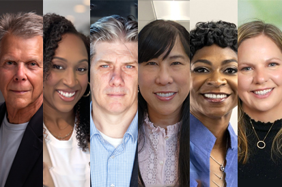 Fall 2025 public eye featured members: Kyle Hillman, Rachel Zielinski, Dominique Gadson, Neil Brown, Gloria Ho, Crystal Mullen-Johnson