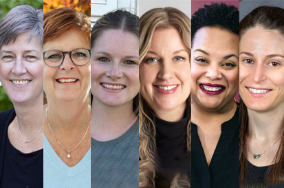 DeAnn Gallatin, Erin McNamee, Destiny Johnson, Ellen DeVoe, Dawn Shedrick, Ariella VanHara