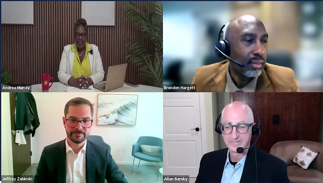 Panelists for the NASW webinar, Ethics Table Talk: Ethical Considerations for the Use of Psychedelics in Mental Health Treatment, discuss the challenges associated in using psychedelics in mental health treatment.