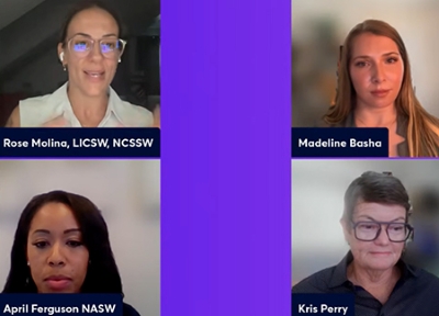 Panelists from What Social Workers Need to Know: Preventing Online Harms to Children and Youth