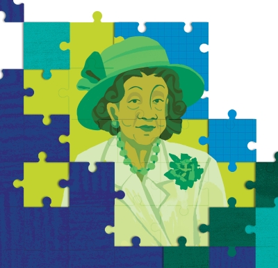 drawing of Dorothy Heigh