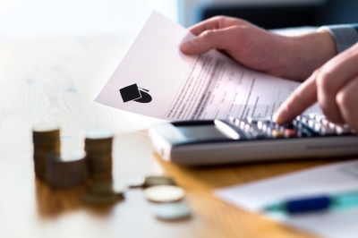 person completing paperwork