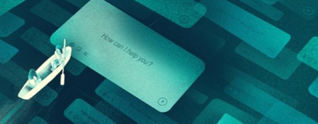 person in boat navigating sea of AI prompts