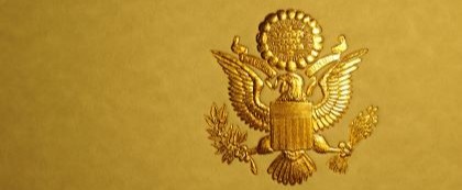 golden presidential seal