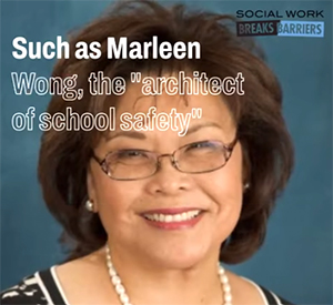 Such as Marleen Wong, the architect of school safety