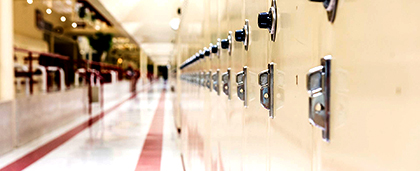 school hallway