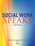 book cover of Social Work Speaks