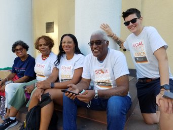 March for Voting Rights attendees